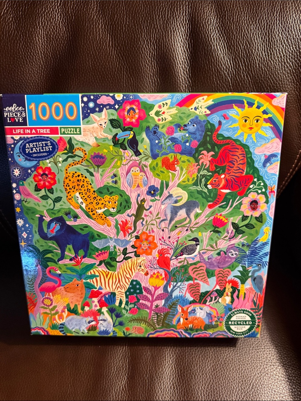 Eeboo Life in a Tree jigsaw puzzle.  1000 pieces.